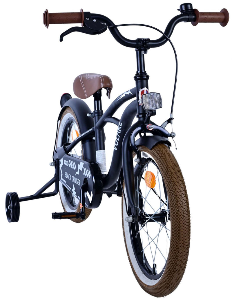 Load image into Gallery viewer, Volare black cruiser kinderfiets - jongens - 16 inch - zwart
