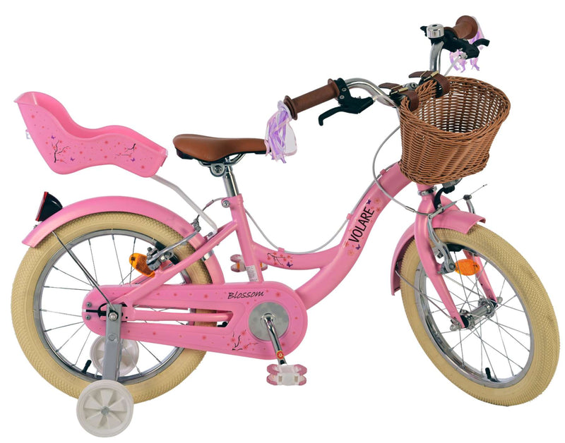 Load image into Gallery viewer, Volare blossom kinderfiets - meisjes - 16 inch - roze - twee handremmen
