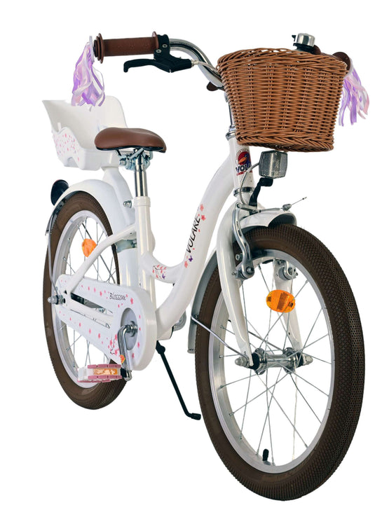 Volare blossom kinderfiets - meisjes - 18 inch - wit