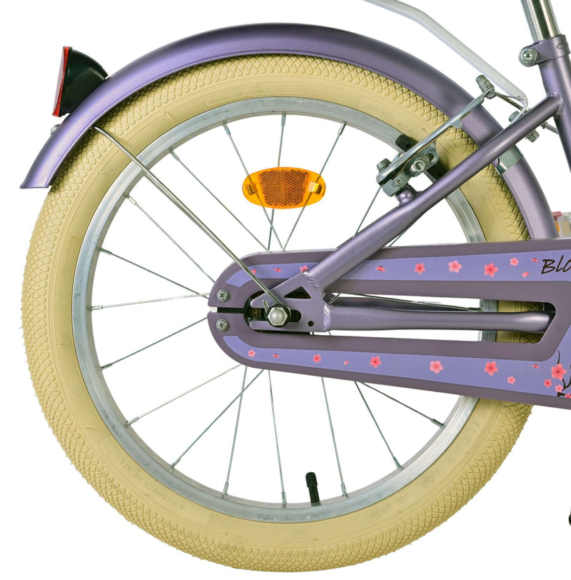 Load image into Gallery viewer, Volare blossom kinderfiets - meisjes - 18 inch - paars - twee handremmen
