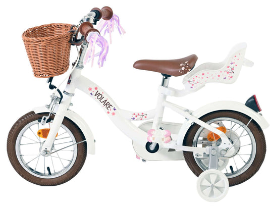 Volare blossom kinderfiets - meisjes - 12 inch - wit