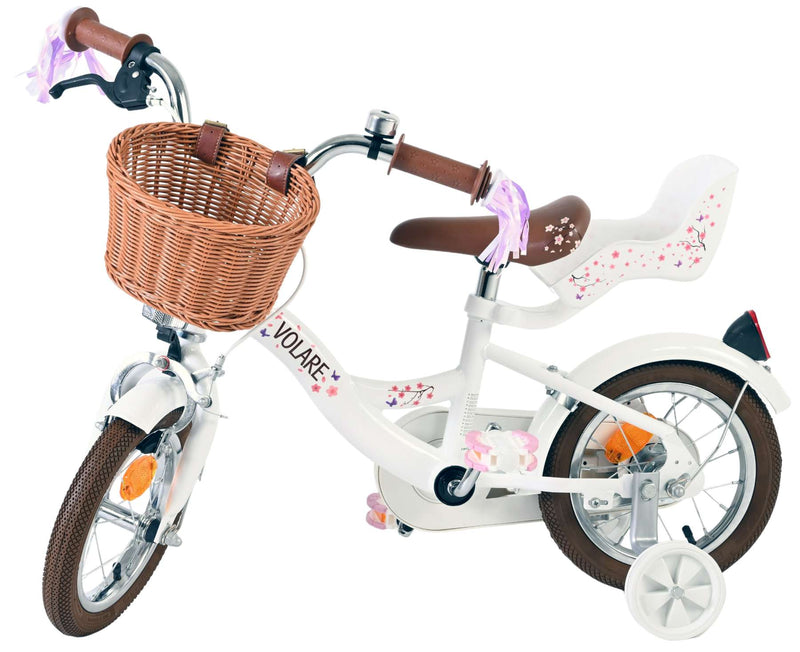 Load image into Gallery viewer, Volare blossom kinderfiets - meisjes - 12 inch - wit
