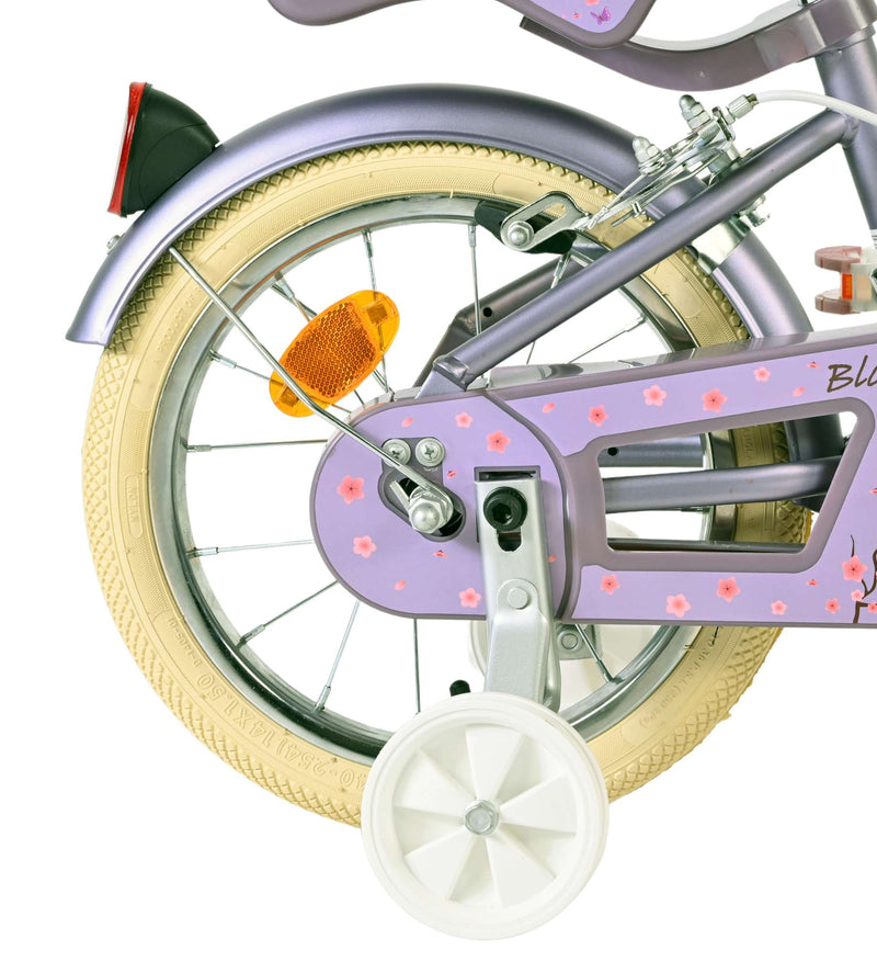Load image into Gallery viewer, Volare blossom kinderfiets - meisjes - 14 inch - paars - twee handremmen
