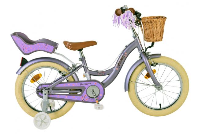 Load image into Gallery viewer, Volare blossom kinderfiets - meisjes - 16 inch - paars - twee handremmen
