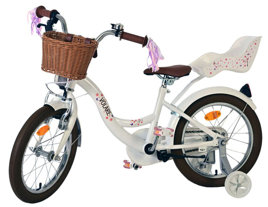 Volare blossom kinderfiets - meisjes - 16 inch - wit