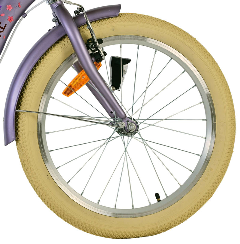 Afbeelding laden in galerijviewer, Volare blossom kinderfiets - meisjes - 20 inch - paars - twee handremmen
