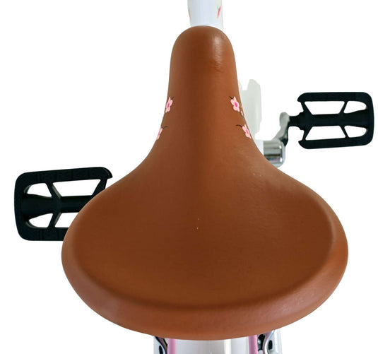Volare blossom kinderfiets - meisjes - 20 inch - wit - twee handremmen