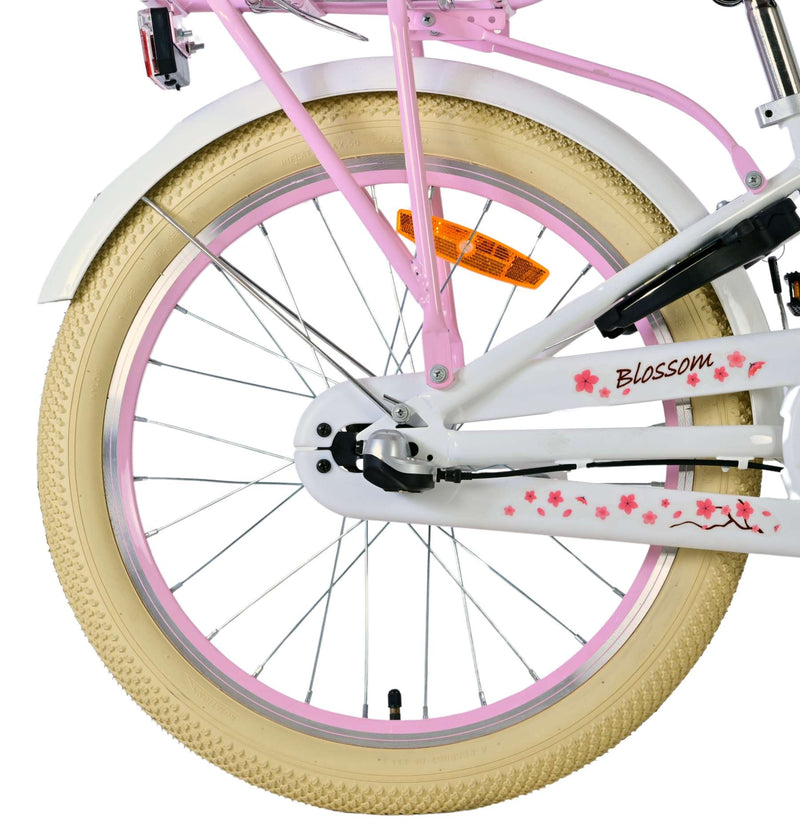 Load image into Gallery viewer, Volare blossom kinderfiets - meisjes - 20 inch - wit - nexus 3
