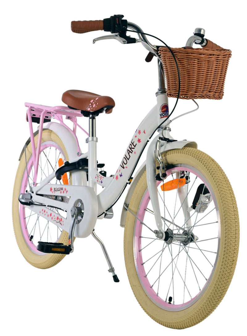Load image into Gallery viewer, Volare blossom kinderfiets - meisjes - 20 inch - wit - nexus 3

