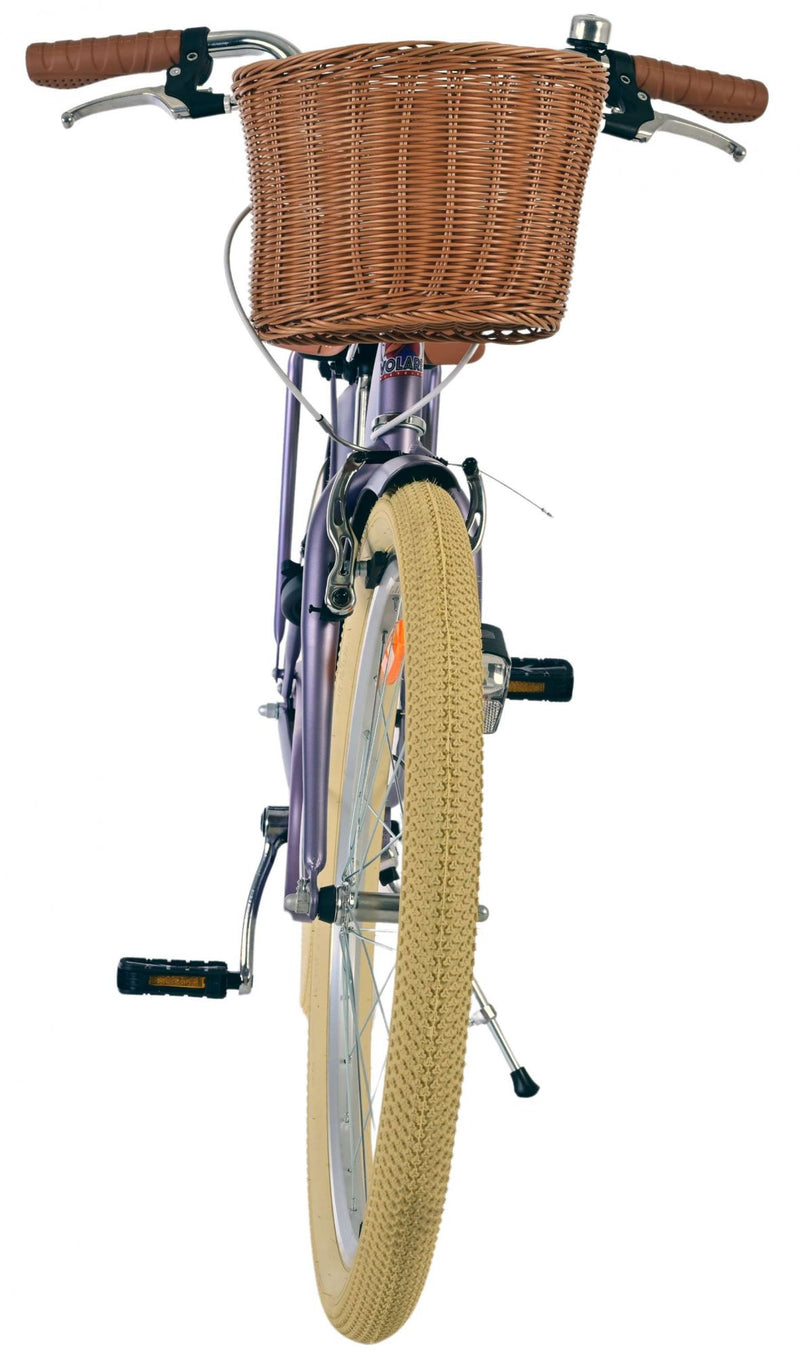 Afbeelding laden in galerijviewer, Volare blossom kinderfiets - meisjes - 24 inch - paars - twee handremmen

