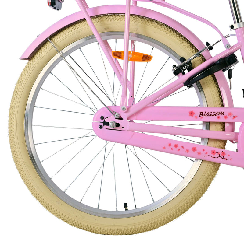 Load image into Gallery viewer, Volare blossom kinderfiets - meisjes - 24 inch - roze - twee handremmen
