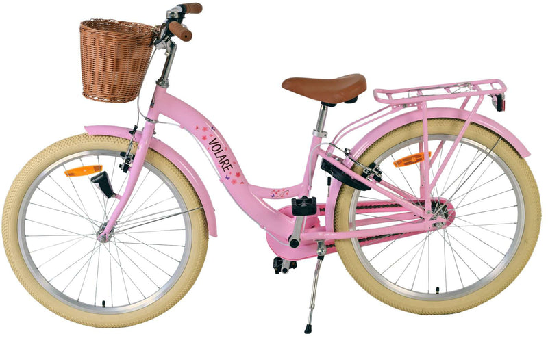 Load image into Gallery viewer, Volare blossom kinderfiets - meisjes - 24 inch - roze - twee handremmen
