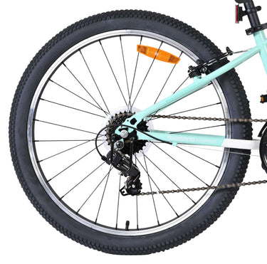 Volare boost kinderfiets - 24 inch - wit mintgroen - 21 speed