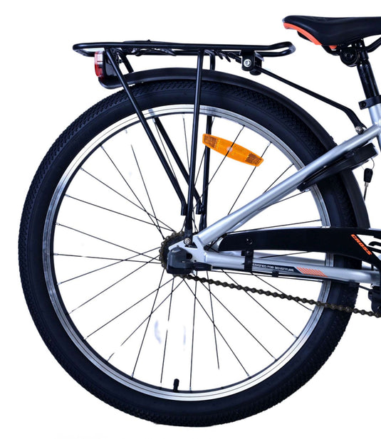 Volare Cross Kinderfiets Jongens 24 inch Zilver 3 versnellingen