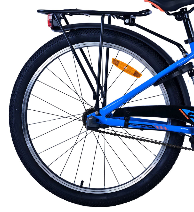 Load image into Gallery viewer, Volare Cross Kinderfiets - Jongens - 24 inch - Blauw - 3 versnellingen
