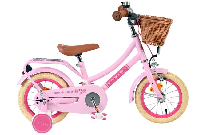 Afbeelding laden in galerijviewer, Volare excellent kinderfiets - meisjes - 12 inch - roze

