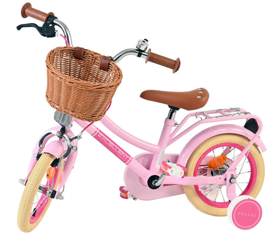 Volare excellent kinderfiets - meisjes - 12 inch - roze