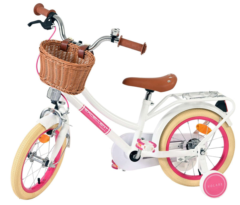 Load image into Gallery viewer, Volare excellent kinderfiets - meisjes - 14 inch - wit
