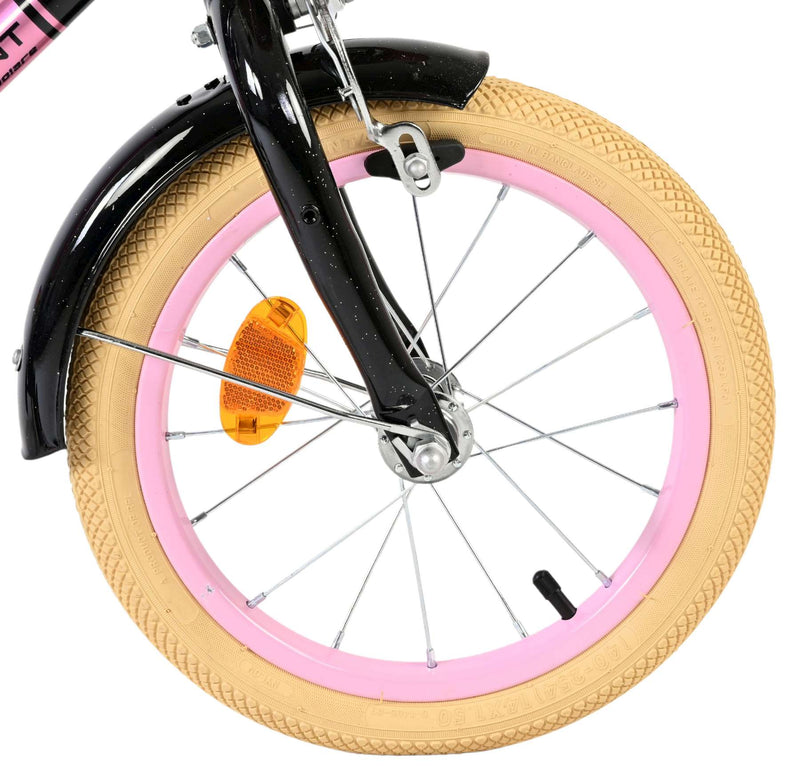 Afbeelding laden in galerijviewer, Volare excellent kinderfiets - meisjes - 14 inch - zwart
