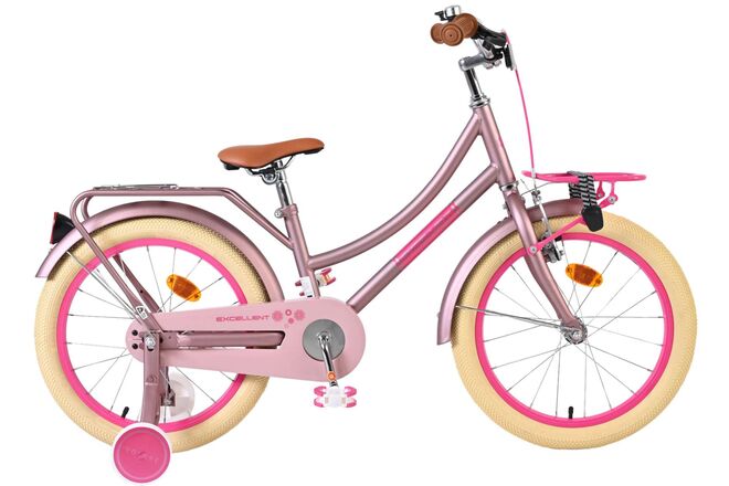 Load image into Gallery viewer, Volare excellent kinderfiets - meisjes - 18 inch - mat roze
