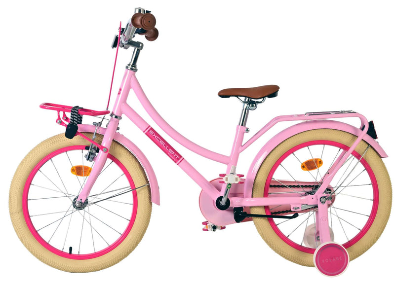 Load image into Gallery viewer, Volare excellent kinderfiets - meisjes -18 inch - roze
