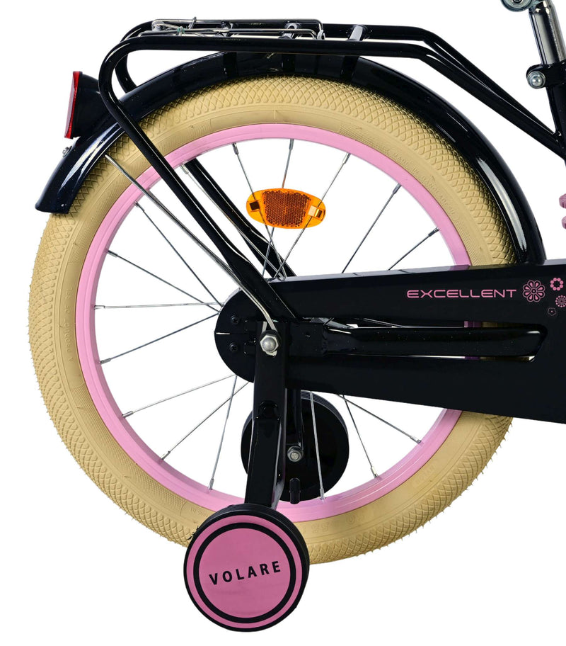 Load image into Gallery viewer, Volare excellent kinderfiets - meisjes - 18 inch - zwart
