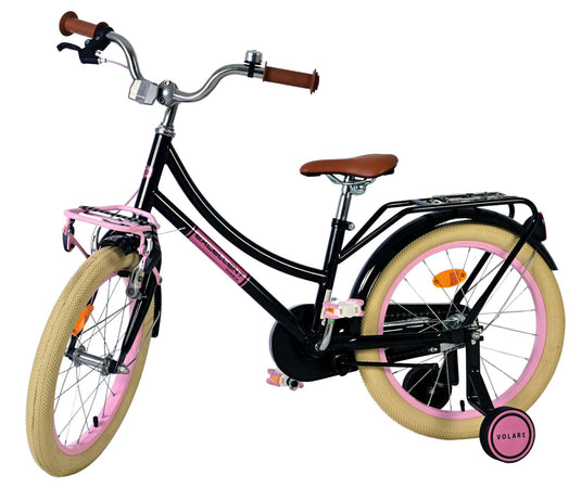 Volare excellent kinderfiets - meisjes - 18 inch - zwart