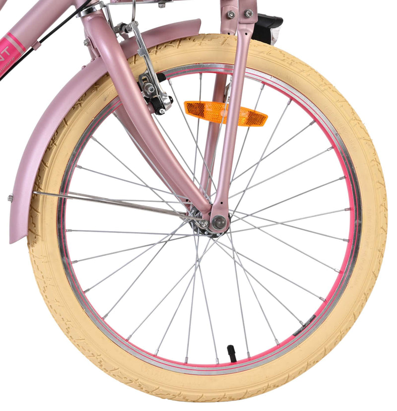 Afbeelding laden in galerijviewer, Volare excellent kinderfiets - meisjes - 20 inch - mat roze - 3 versnellingen
