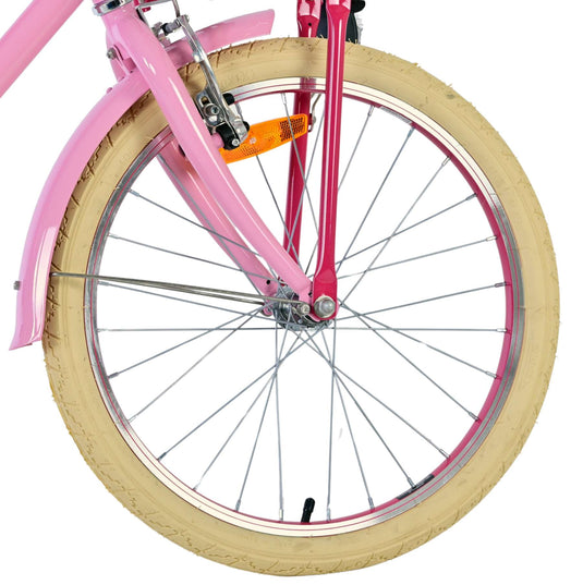Volare excellent kinderfiets - meisjes - 20 inch - roze - 3 versnellingen
