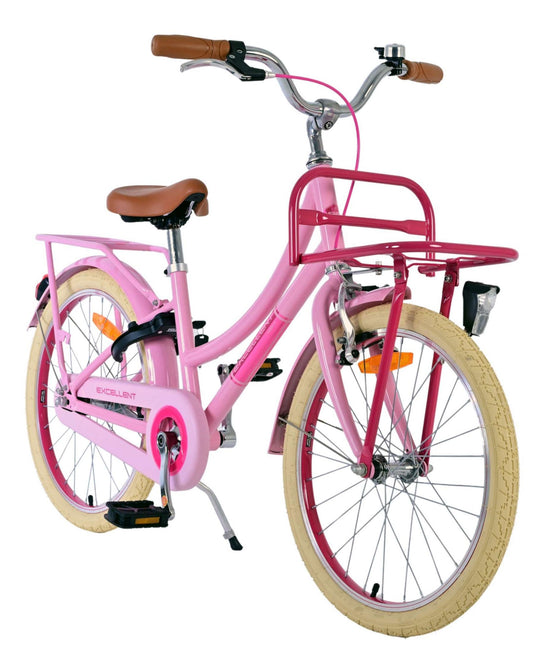 Volare excellent kinderfiets - meisjes - 20 inch - roze - 3 versnellingen