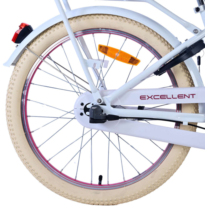 Load image into Gallery viewer, Volare Volare Kinderfiets Meisjes 20 inch Wit 3 versnellingen
