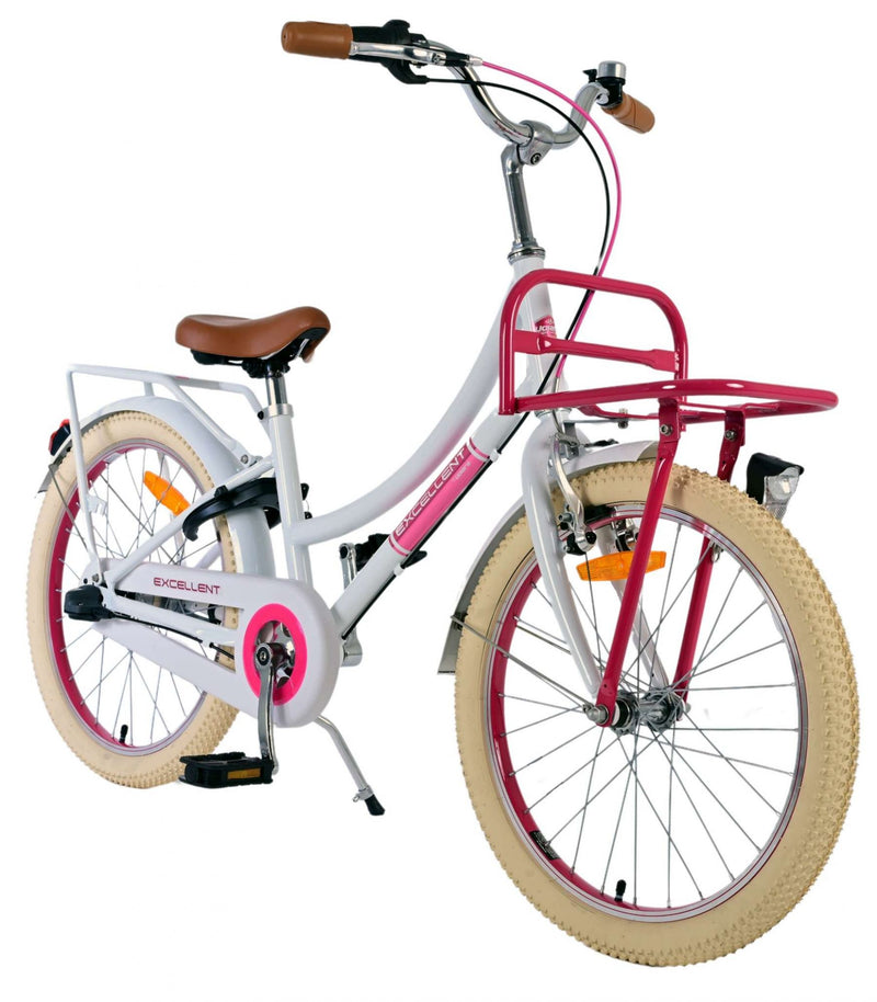 Load image into Gallery viewer, Volare Volare Kinderfiets Meisjes 20 inch Wit 3 versnellingen
