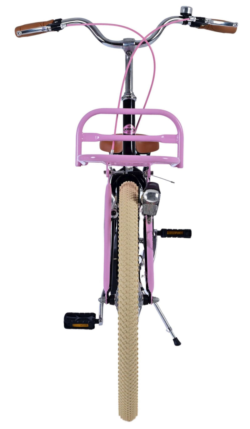 Load image into Gallery viewer, Volare Volare Kinderfiets Meisjes 24 inch Zwart Twee handremmen
