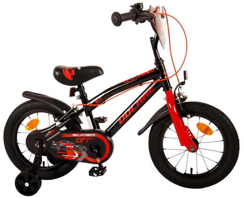 Load image into Gallery viewer, Volare Super GT Kinderfiets Jongens 14 inch Rood Twee handremmen
