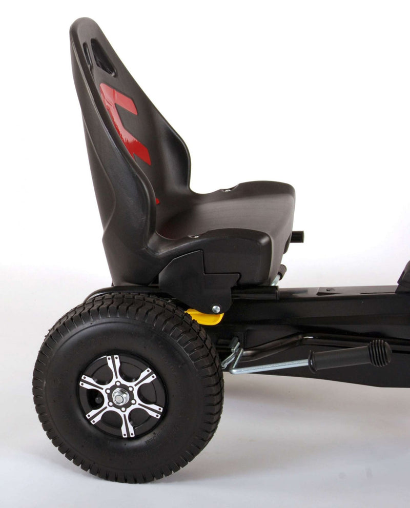Afbeelding laden in galerijviewer, Volare go kart racing car - jongens - groot - luchtbanden - zwart

