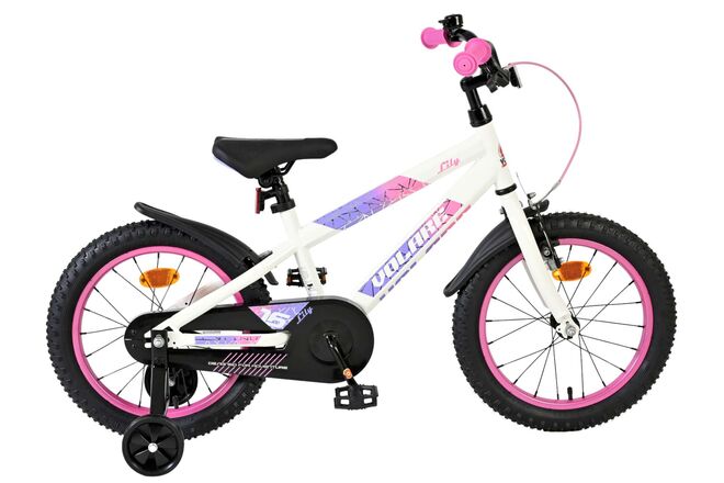 Load image into Gallery viewer, Volare lily kinderfiets - meisjes - 16 inch - wit roze paars
