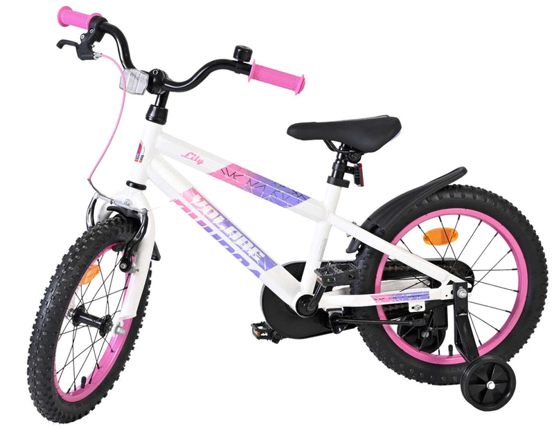Load image into Gallery viewer, Volare lily kinderfiets - meisjes - 16 inch - wit roze paars
