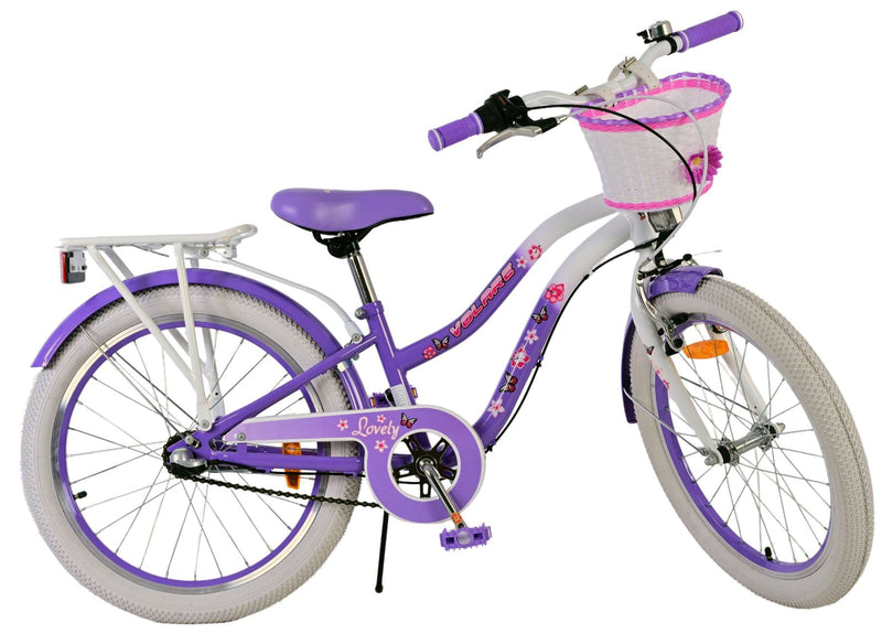 Load image into Gallery viewer, Volare lovely kinderfiets - meisjes - 20 inch - paars - 3 versnellingen
