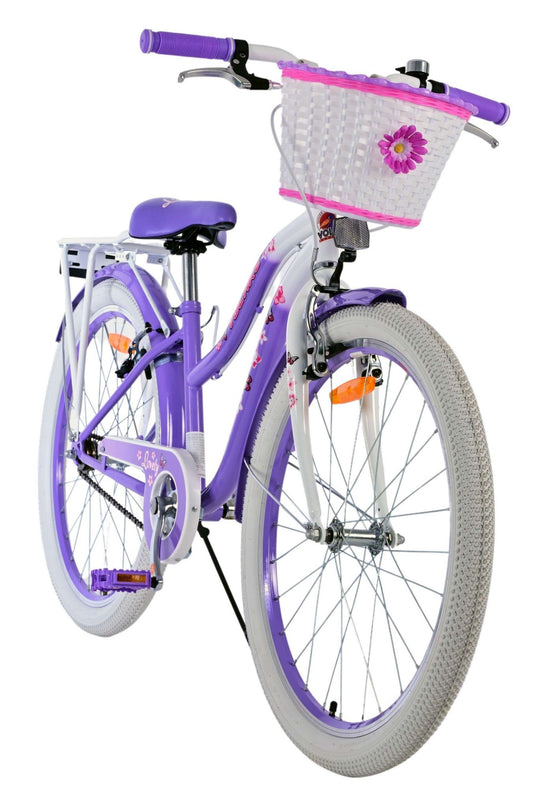 Volare lovely kinderfiets - meisjes - 24 inch - paars - twee handremmen