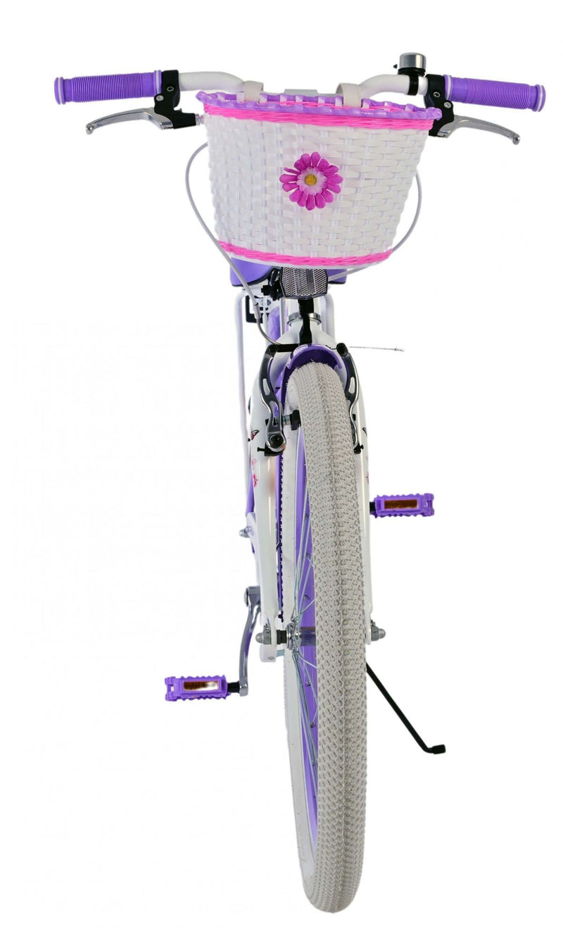 Afbeelding laden in galerijviewer, Volare lovely kinderfiets - meisjes - 24 inch - paars - twee handremmen
