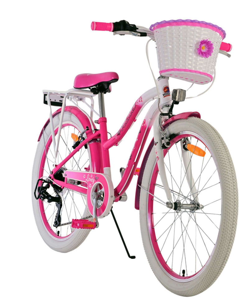 Load image into Gallery viewer, Volare lovely kinderfiets - meisjes - 24 inch - roze - 7 versnellingen
