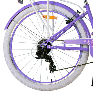 Volare lovely kinderfiets - meisjes - 26 inch - paars - 7 speed