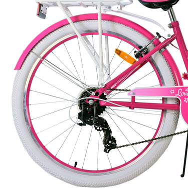 Volare lovely kinderfiets - meisjes - 26 inch - roze - 7 speed