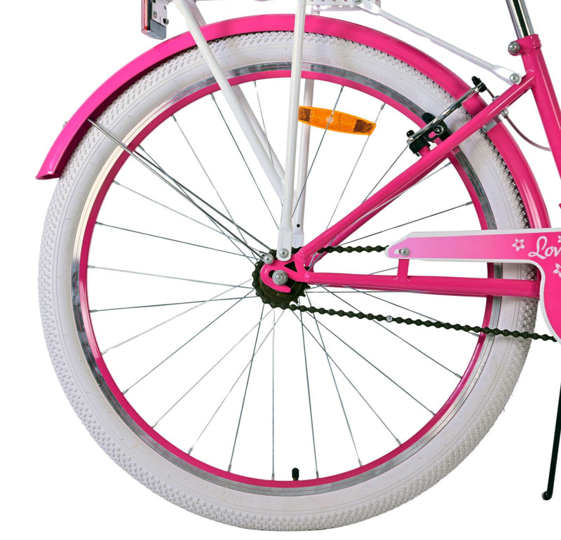 Load image into Gallery viewer, Volare lovely kinderfiets - meisjes - 26 inch - roze - twee handremmen
