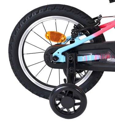 Volare milano kinderfiets - meisjes - 14 inch - roze - twee handremmen