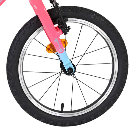 Volare milano kinderfiets - meisjes- 16 inch - roze - twee handremmen
