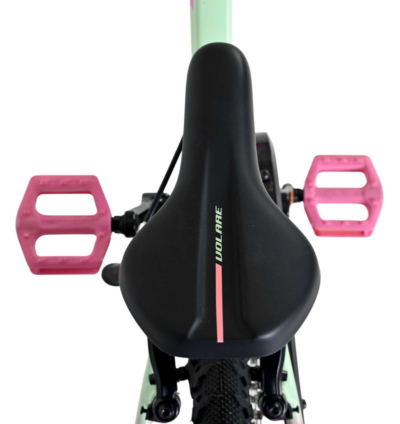 Load image into Gallery viewer, Volare milano kinderfiets - meisjes - 18 inch - mintgroen - 6 speed - twee handremmen
