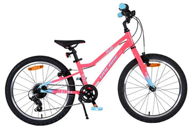 Volare milano kinderfiets - meisjes - 20 inch - roze - 6 speed - twee handremmen