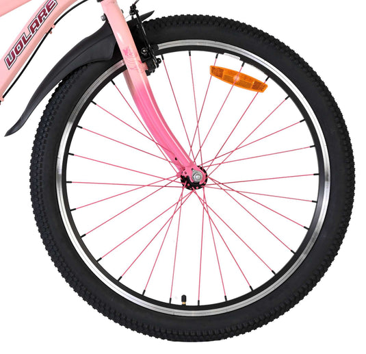 Volare mystic kinderfiets - 24 inch - roze - nexus 3