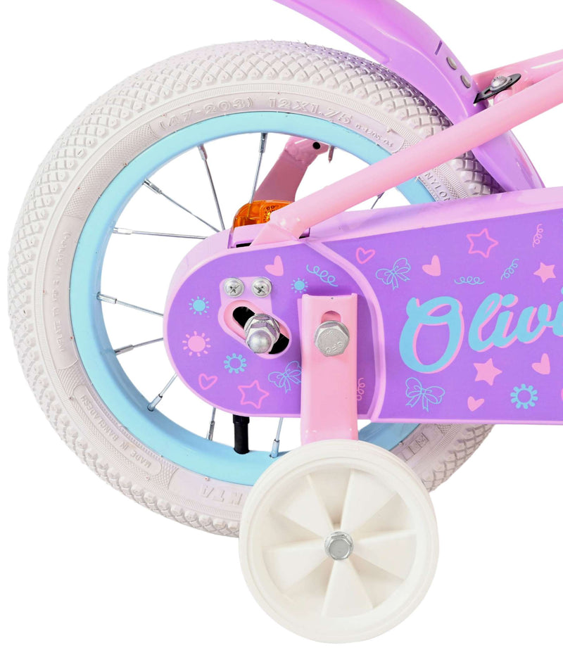 Afbeelding laden in galerijviewer, Volare olivia kinderfiets - meisjes - 12 inch - roze
